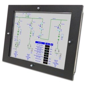 cybelec dnc 90 lcd crt monitor display screen repair