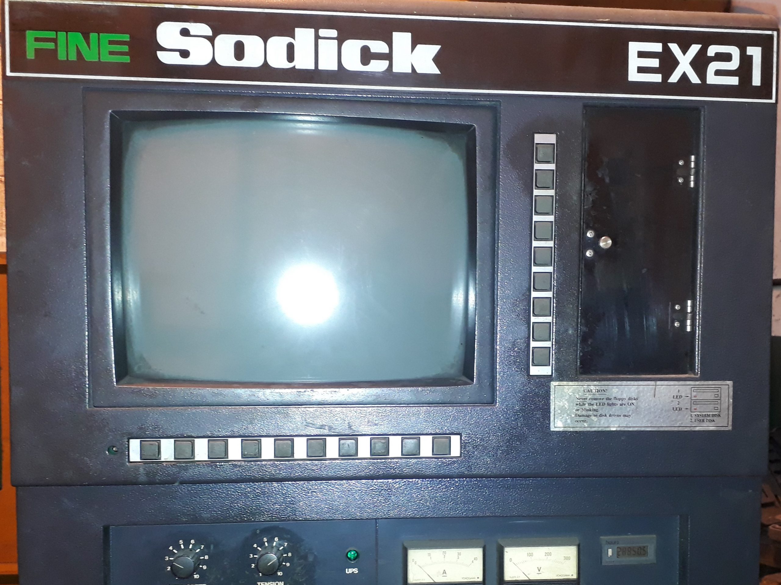 sodick a320d ex21 crt lcd repair